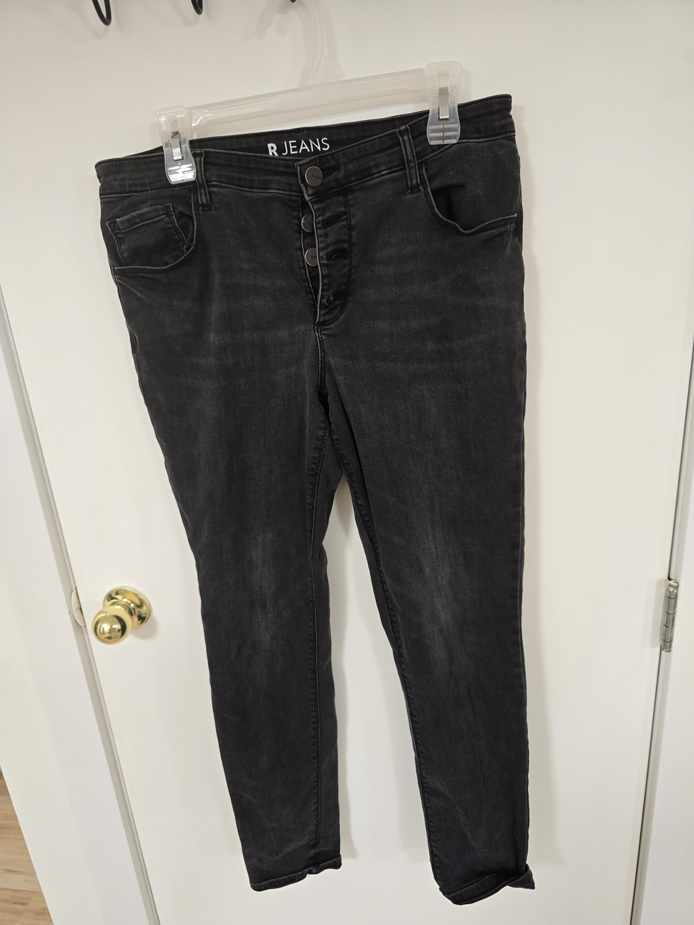 R Jeans Women's Black High-Rise Skinny Jeans